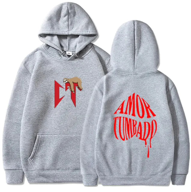 Animal Print Pullover Hoodie