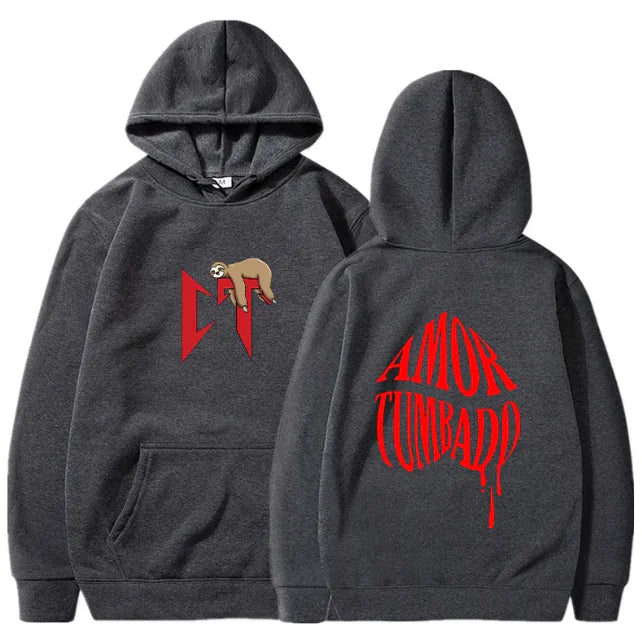 Animal Print Pullover Hoodie